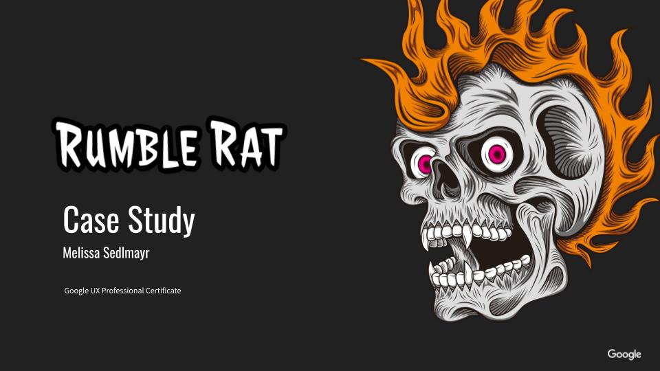 Case Study - Rumble Rat Music App